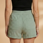 Women’s Summer Shorts with Elastic Waistband and Pockets