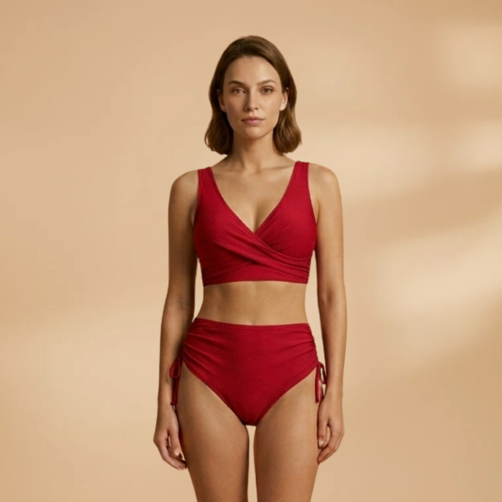 Women’s Tow-Piece Bikini Set with Trendy Design for Summer