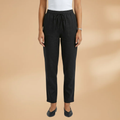 Women's Trousers with Elastic Waistband and Adjustable Drawstring
