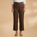Women's Trousers with Side Pockets and Straight Legs