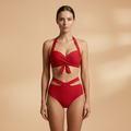Women’s Two-Piece Bikini with High Waist and Tummy Control