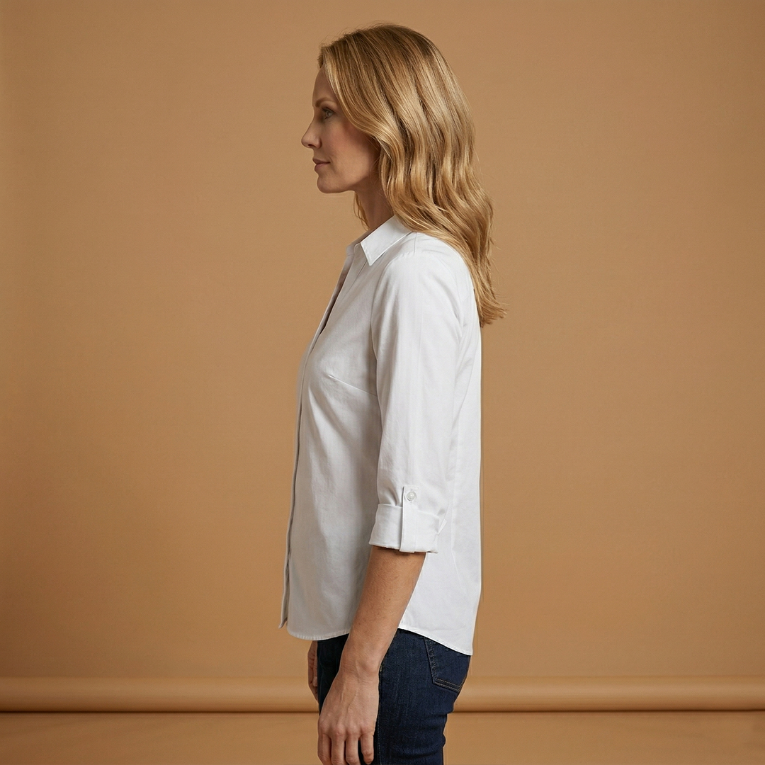 Women's Casual Button-Up Blouse for Women with versatile styling