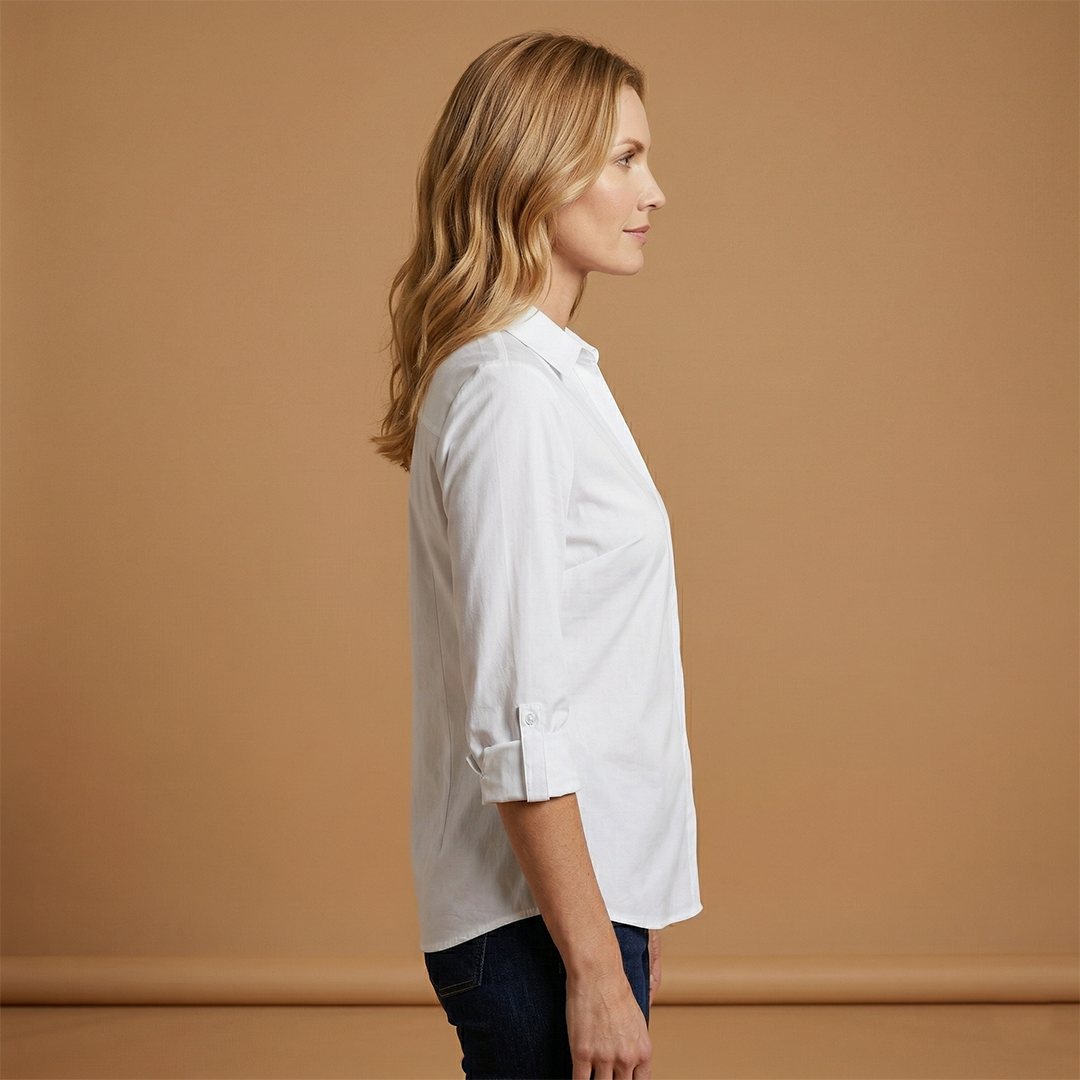 Women's Casual Button-Up Blouse for Women with versatile styling