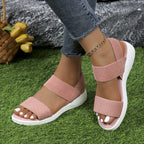 Women's Sandals with Adjustable Straps and Cushioned Footbed