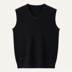 Moses | Men's Classic V Neck Knit Gilet