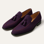 Nicholas | Men's Suede Tassel Loafers