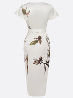 Women's Floral Print Elegant Vacation Dress