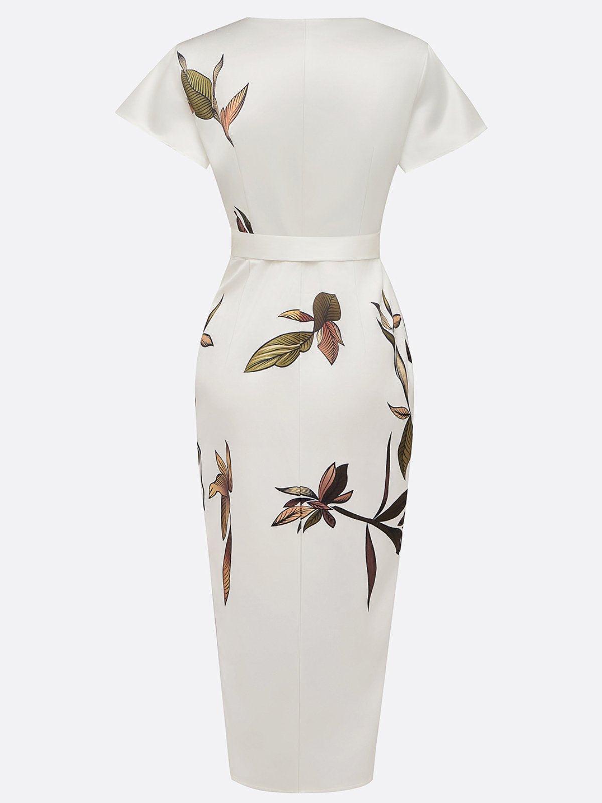 Women's Floral Print Elegant Vacation Dress