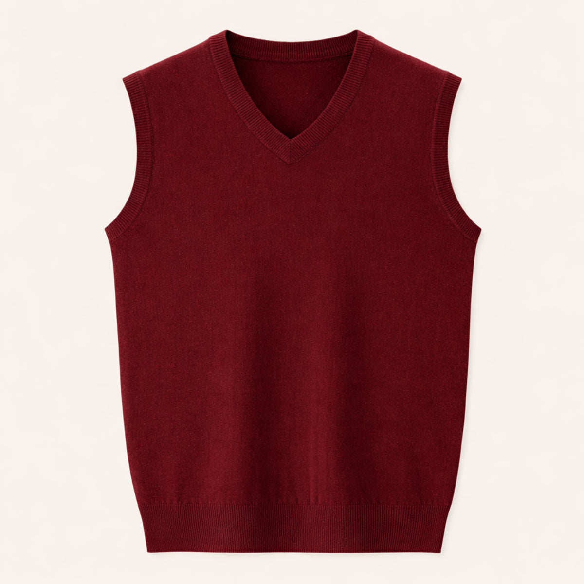 Moses | Men's Classic V Neck Knit Gilet