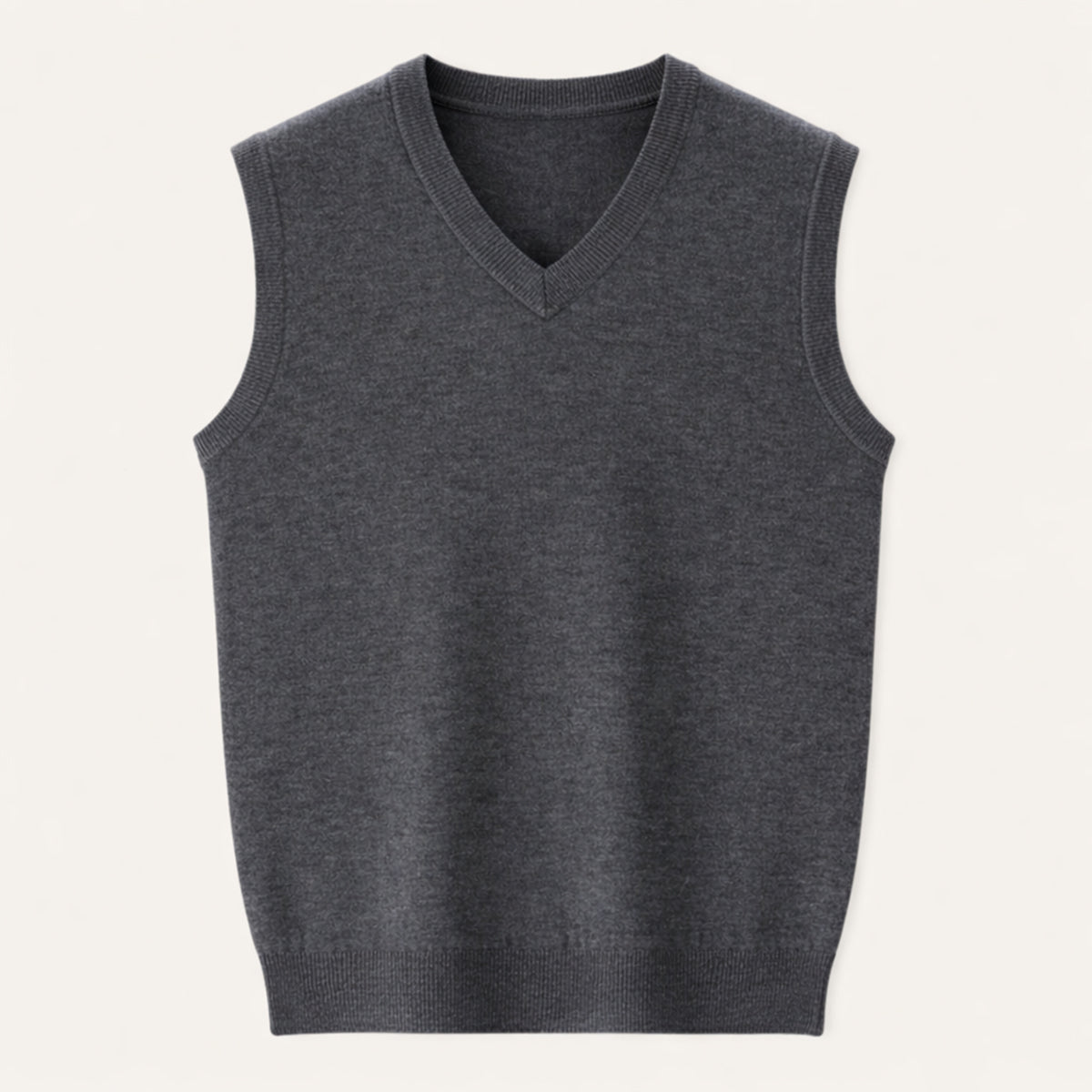 Moses | Men's Classic V Neck Knit Gilet
