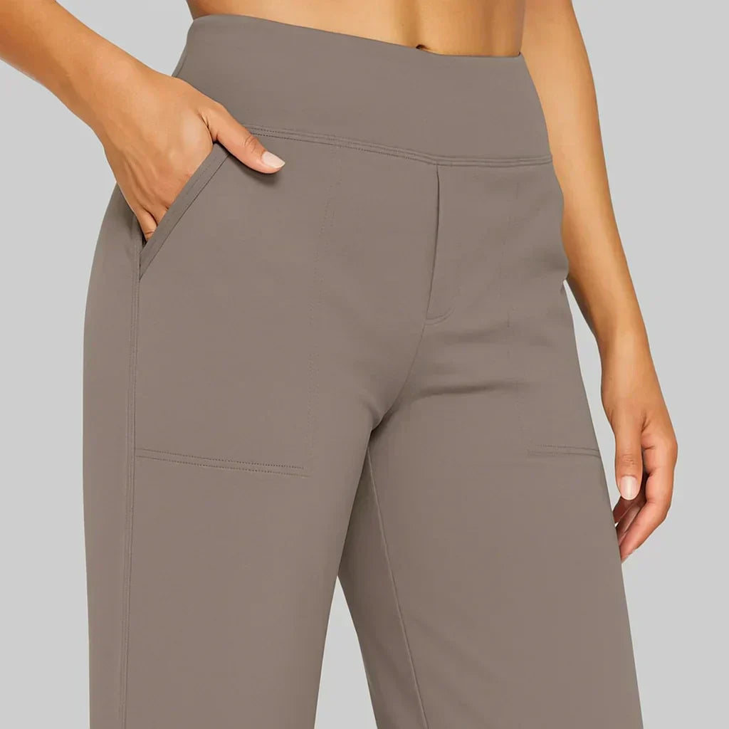 Women's Soft-Jersey Tailored Trousers