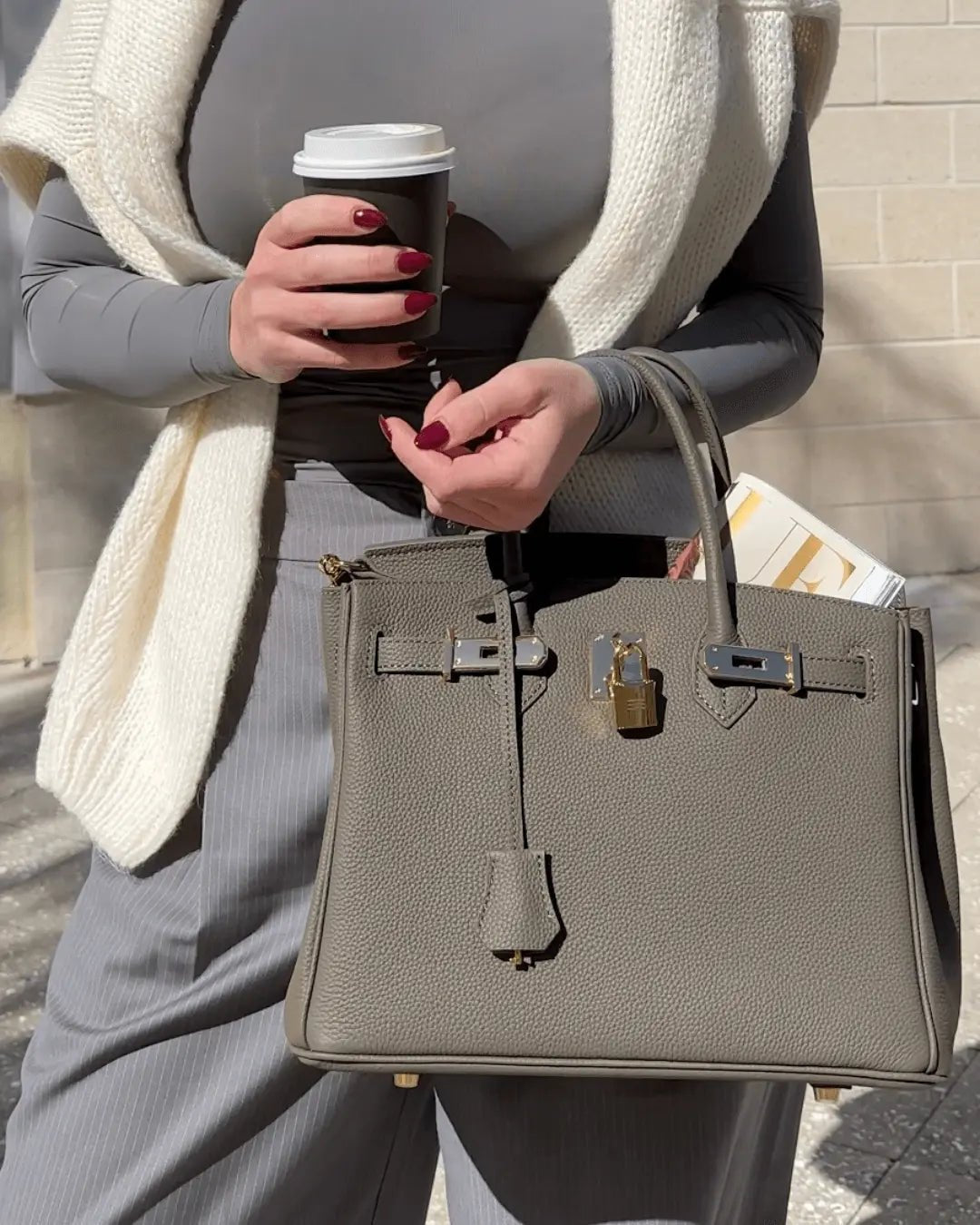 Women’s Luxury Genuine Leather Handbag Elegant Functional Everyday Carry