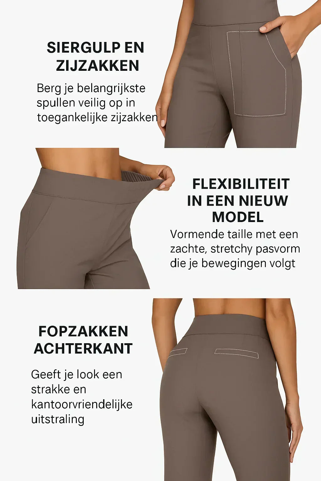 Women's Soft-Jersey Tailored Trousers