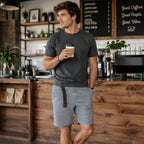 Geoffrey | Cotton Relaxed Fit Casual Shorts