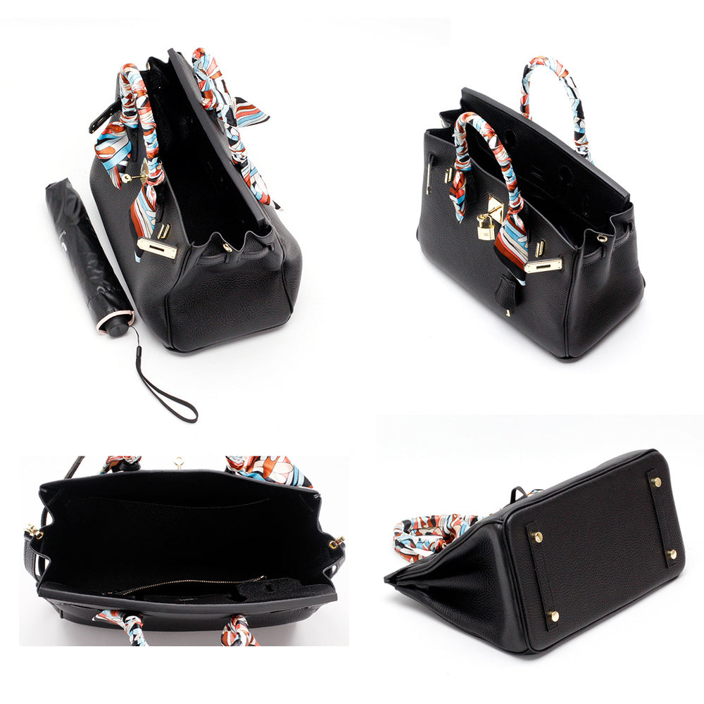Women’s Luxury Genuine Leather Handbag Elegant Functional Everyday Carry