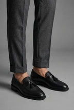 Men’s Classic Woven Tassel Slip On Loafers