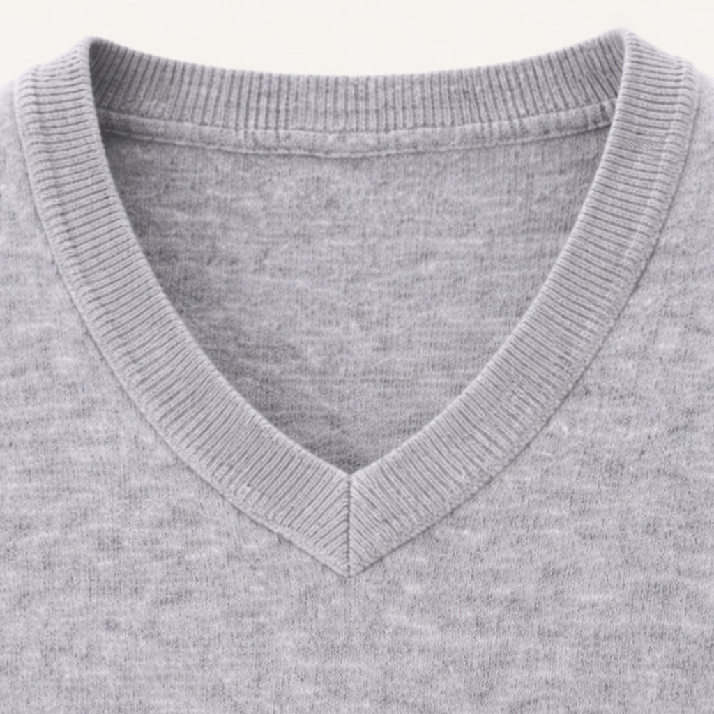 Moses | Men's Classic V Neck Knit Gilet