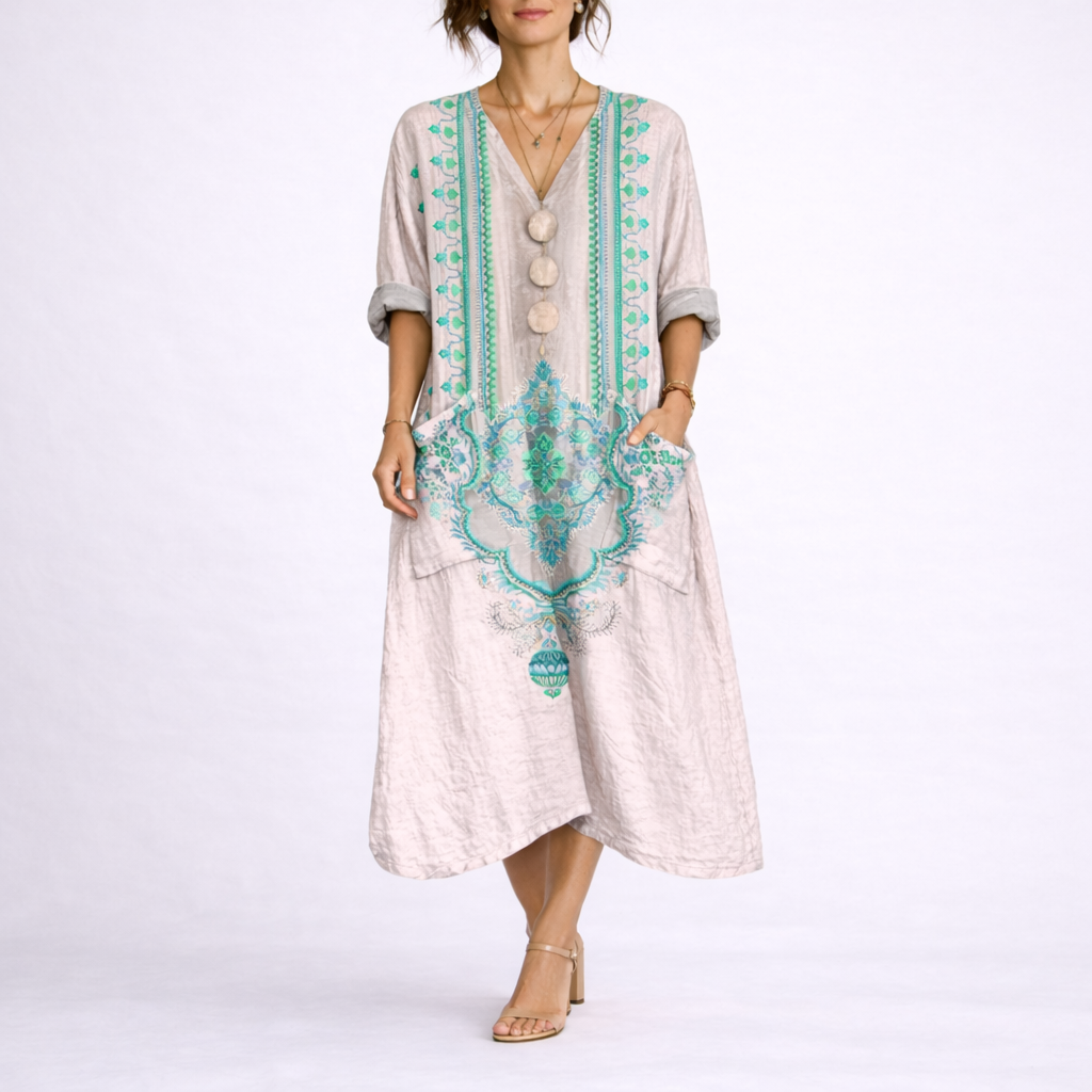 Bohemian Kaftan Dress