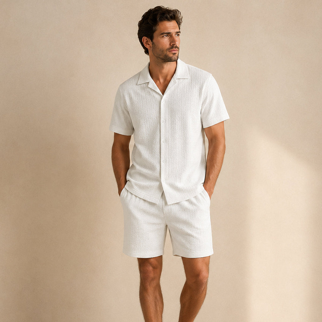 Braxton | Summer Shirt and Shorts Co Ord Set