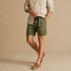 Geoffrey | Cotton Relaxed Fit Casual Shorts