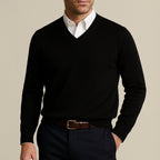 Marvin | 100% Cashmere V-Neck Jumper for Men
