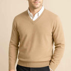 Toby | Cashmere V-Neck Knit Jumper
