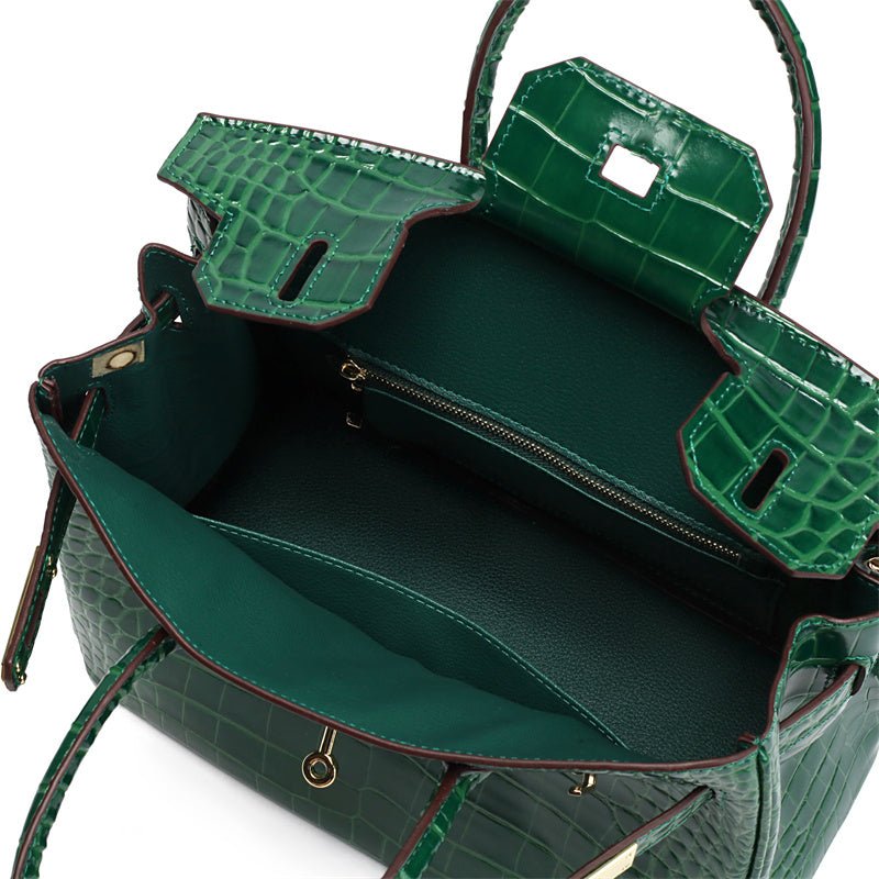 Women’s Luxury Genuine Leather Handbag Elegant Functional Everyday Carry