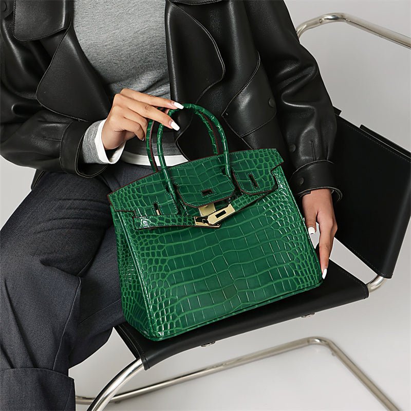 Women’s Luxury Genuine Leather Handbag Elegant Functional Everyday Carry