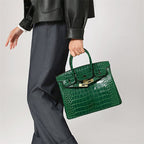 Women’s Luxury Genuine Leather Handbag Elegant Functional Everyday Carry