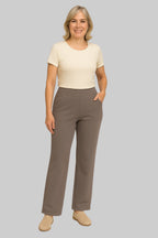 Women's Soft-Jersey Tailored Trousers